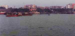 Arriving into Guangzhou, mainland China