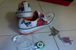Shoes, keys, iPod